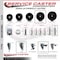 Service Caster 5 Inch Phenolic Wheel Swivel 34 Inch Threaded Stem Caster with Brake SCC SCC-TS20S514-PHR-PLB-34212 - alternate 2